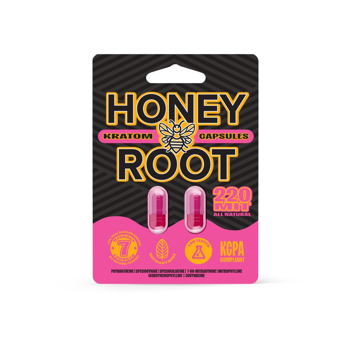Kratom Capsule Blister | Pack 220MIT