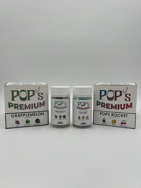 POPS PREMIUM D9 GUMMIES / 16 PER JAR / 6 JARS / 20MG