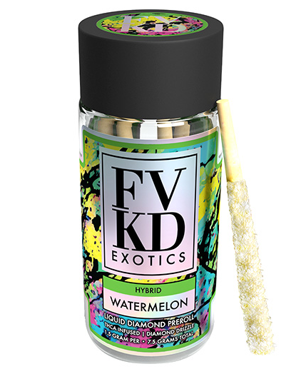EXOTICS THC-A DIAMOND PRE ROLLS | 7.5g