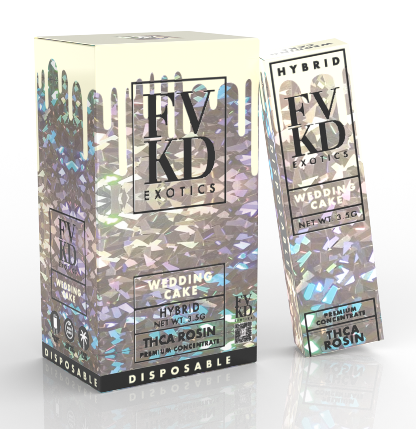 FVKD EXOTICS THC-A ROSIN | Disposable 3.5g