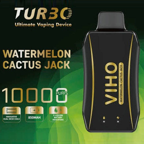 VIHO Turbo DISPOSABLE VAPE | 10,000 PUFFS | Box of 5