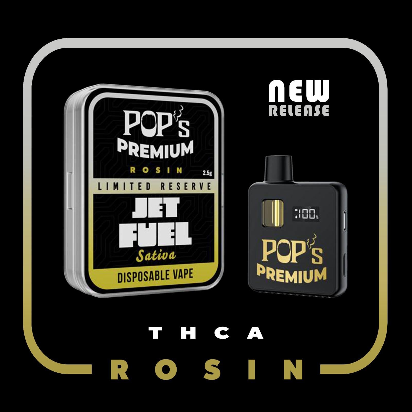 POPS PREMIUM THC-A LIMITED RESERVE | ROSIN | Disposable 3.5g