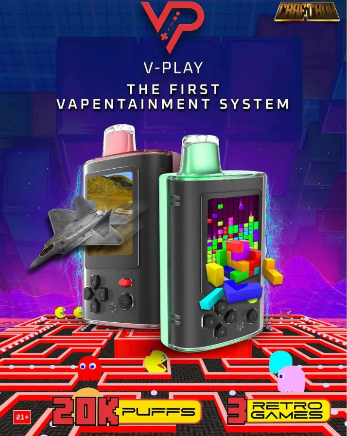 V-PLAY | The First Vapentainment System | 20000 Puffs