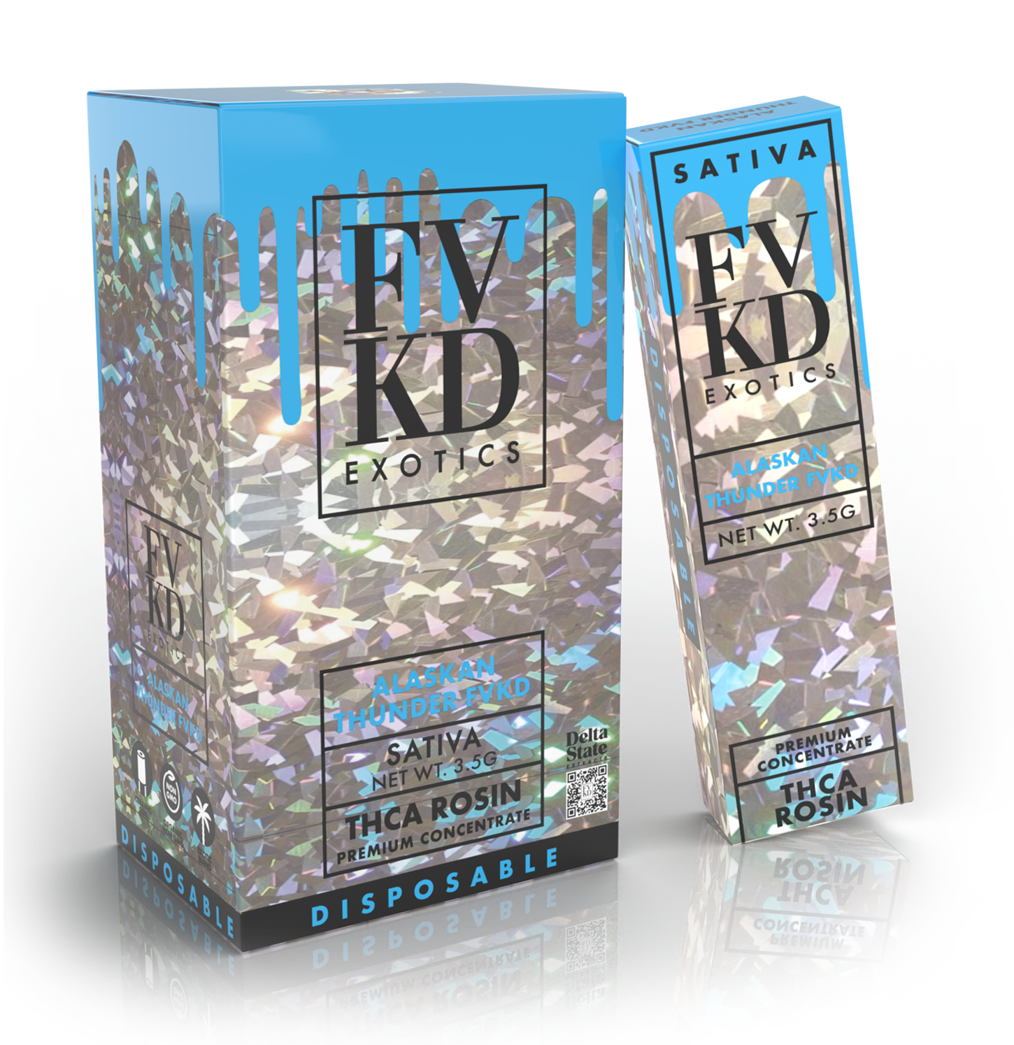 FVKD EXOTICS THC-A ROSIN | Disposable 3.5g