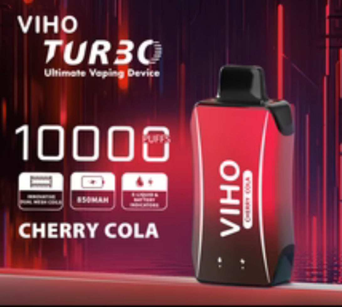 VIHO Turbo DISPOSABLE VAPE | 10,000 PUFFS | Box of 5