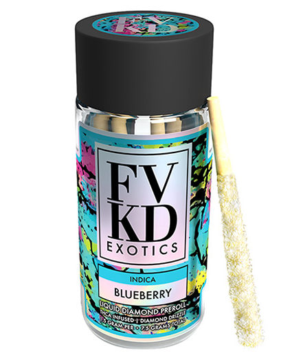 EXOTICS THC-A DIAMOND PRE ROLLS | 7.5g