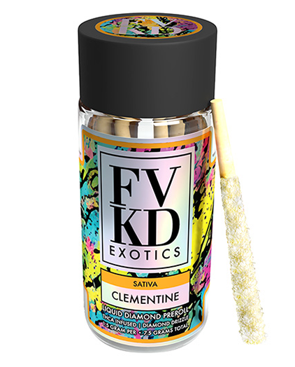 EXOTICS THC-A DIAMOND PRE ROLLS | 7.5g