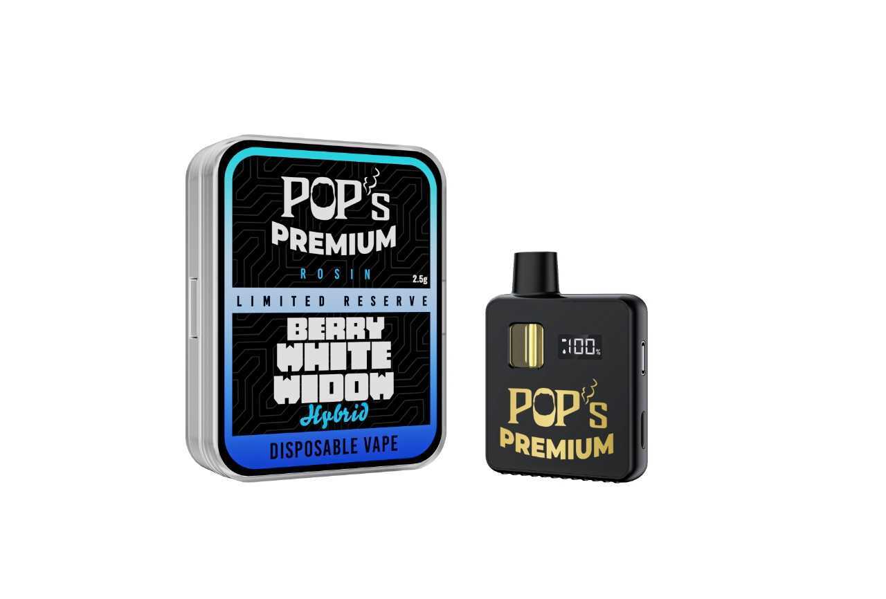 POPS PREMIUM HHC,D9-P,D9-H,D9-C8 LIMITED RESERVE | ROSIN | Disposable 2.5g