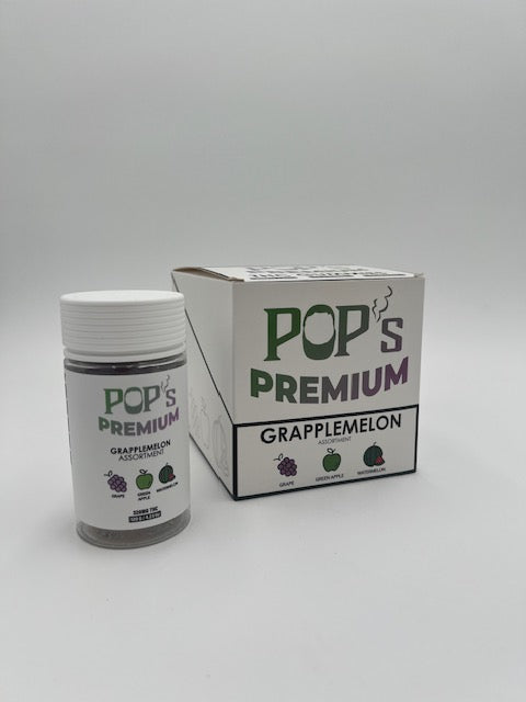 POPS PREMIUM D9 GUMMIES / 16 PER JAR / 6 JARS / 20MG