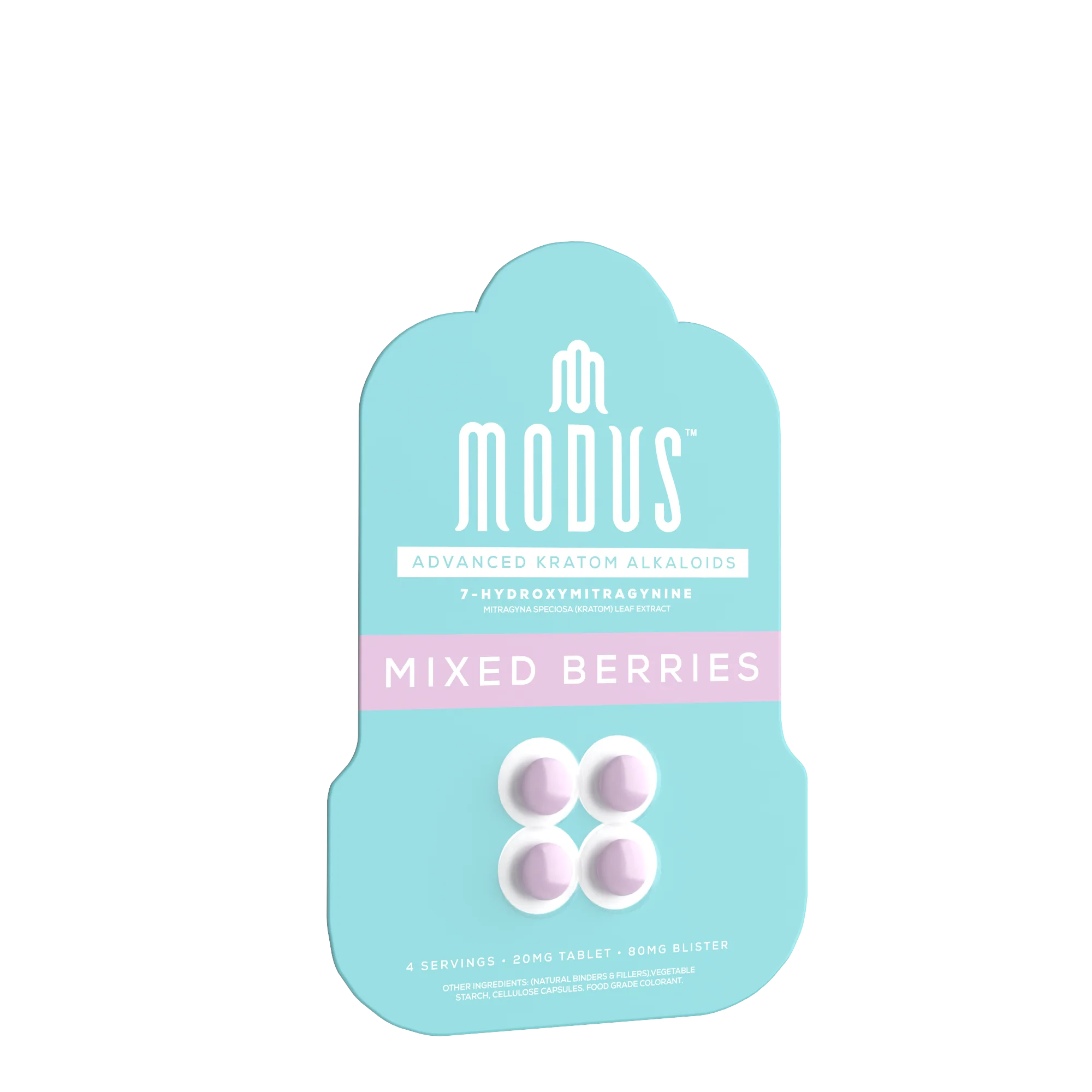 MODUS - 7OHM | 10- PACK | 4CT 20MG TABLETS - 80MG BLISTERS