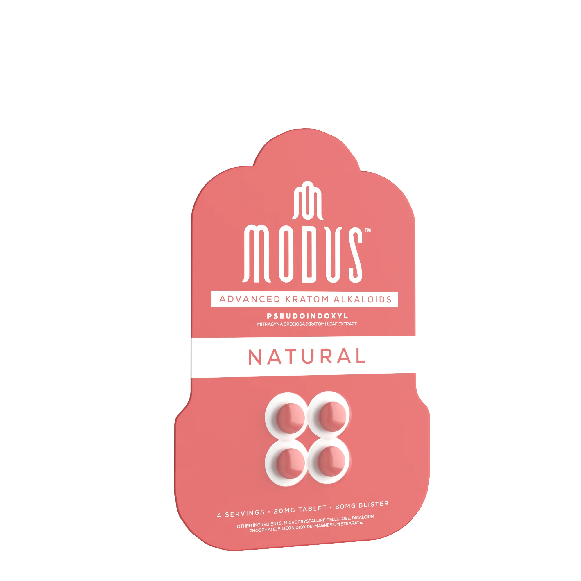 MODUS | PSEUDOINSOXYL | 10-PACK | 4CT 20 MG TABLETS | 80MG BLISTERS