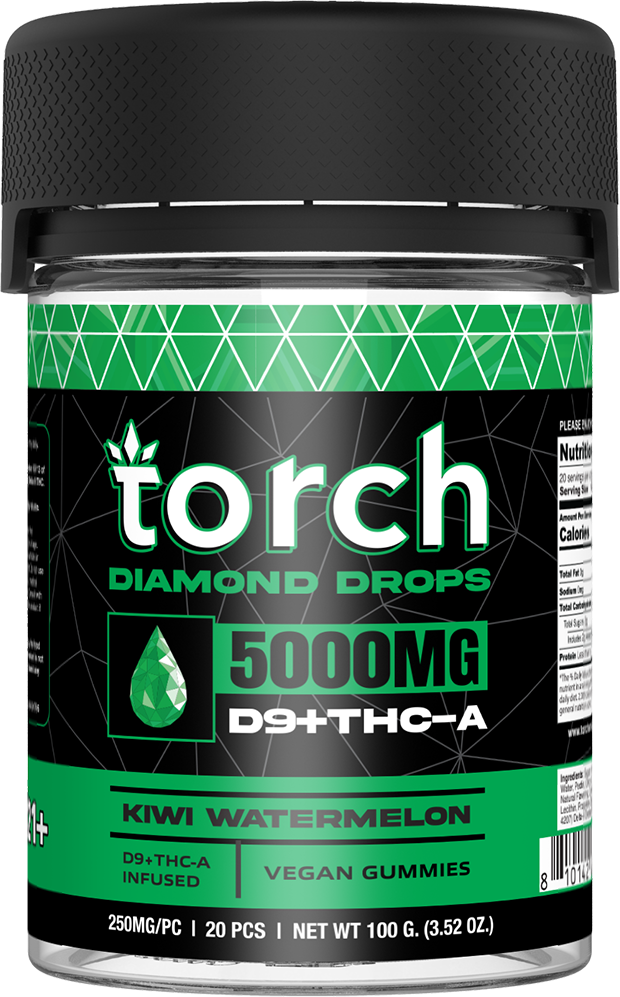 DIAMOND DROPS GUMMIES | D9 + THC-A | 5000MG