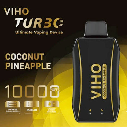 VIHO Turbo DISPOSABLE VAPE | 10,000 PUFFS | Box of 5