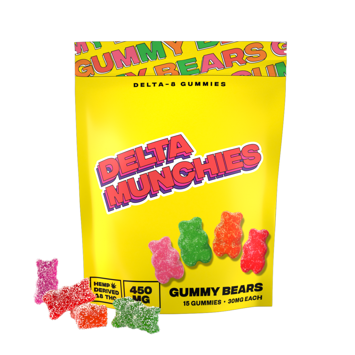 DELTA 8 GUMMIES | 450mg | Box of 5